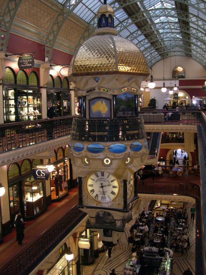 Queen Victoria multi-level opulent mall