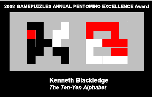 The Ten-Yen Alphabet award