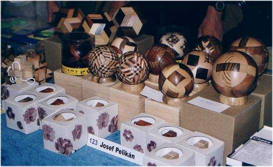 Josef Pelikan's exquisitely patterned wood 3-D puzzles