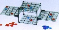 Megallo--alignment game on 4 stacked boards