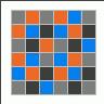 MiniMatch, 9 four-color squares