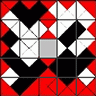 Multimatch--24 edge-colored cardboard squares