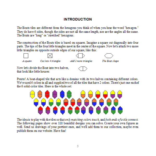 Boats designs, book page 3