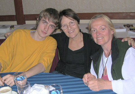 Cris, Kim and Kate at dinner cruise