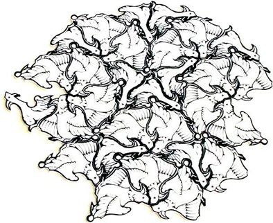 Nonperiodic poultry tiling