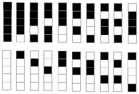 The 20 Quintapaths sticks