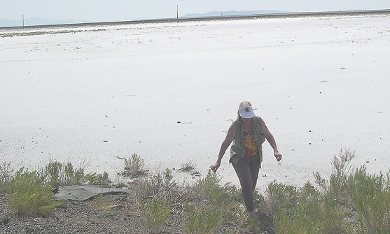 Kate goes to taste salt lake, finds spoon
