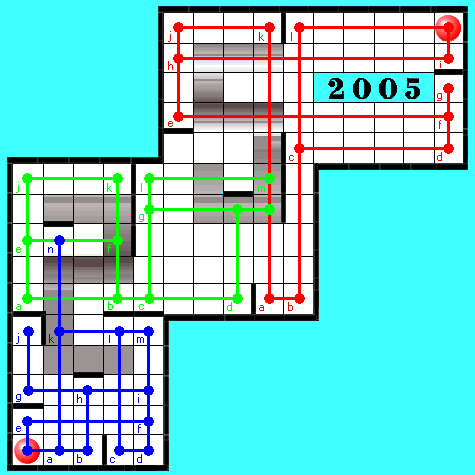 Path networks in Logo Maze